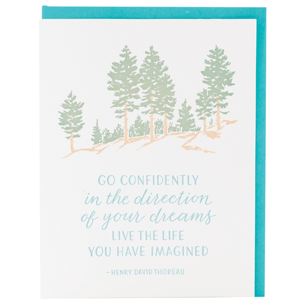 Life Imagined Quote Congratulations Card