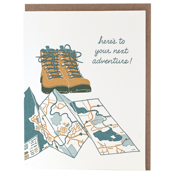 Hiking Boots Congratulations Card