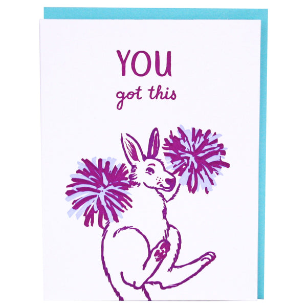 Wallaby Encouragement Card