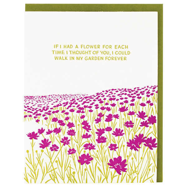 Garden Quote Friendship Card