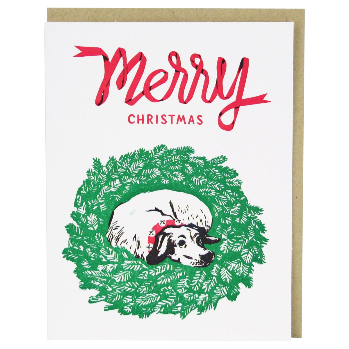 Jingle Dog Christmas Card | Happy Holidays Cards | Smudge Ink jingle-dog-christmas-card-happy-holidays-cards-smudge-ink
