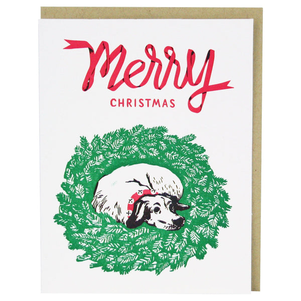 Jingle Dog Christmas Card