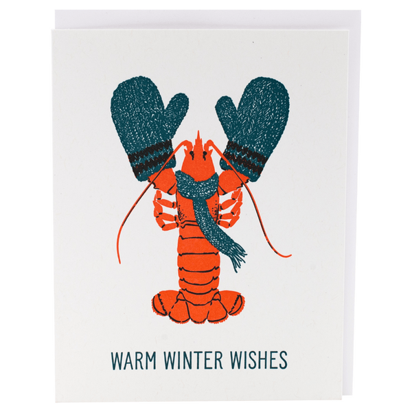 Cozy Lobster Holiday Card
