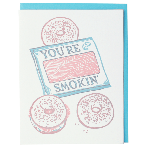Lox and Bagels Love Card