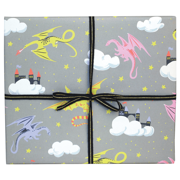 Dragons and Castles Gift Wrap