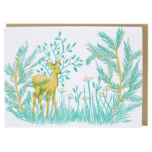 Deer Note Card