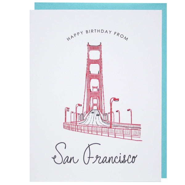 Happy Birthday from San Francisco Card